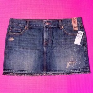 NWT Old Navy denim miniskirt Size 10